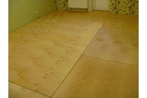 Пол из фанеры своими руками