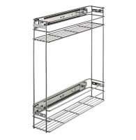 Карго 150 мм II 2 полки хром с боковым креплением