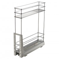 Карго 150 мм 2 полки хром полного выдвижения