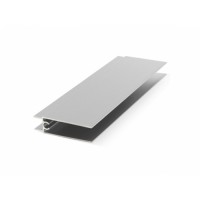 Профиль горизонтальный нижний Серебро Rolla