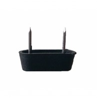 Опора мебельная , овальная (2 гвоздя)