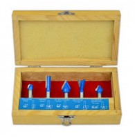 Набор фигурных фрез по дереву 5шт. 8мм 21-952