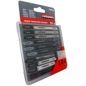 Набор пильных полотен HAISSER 10шт. T-SET10
