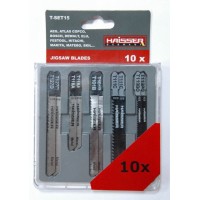 Набор пильных полотен HAISSER 10шт. T-SET15
